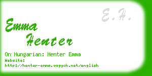 emma henter business card